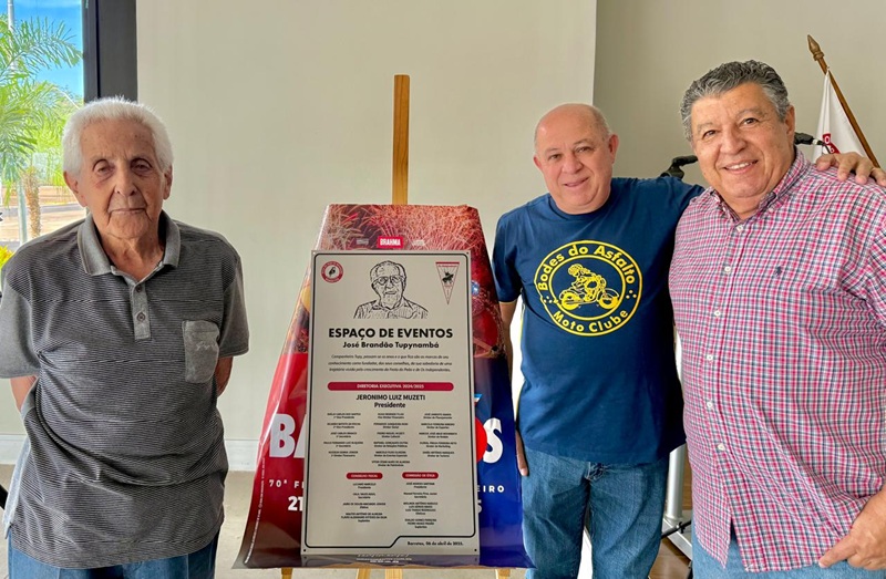 Imagem JPG, Novo espaço de eventos no Parque do Peão recebe nome do fundador José Brandão Tupynambá