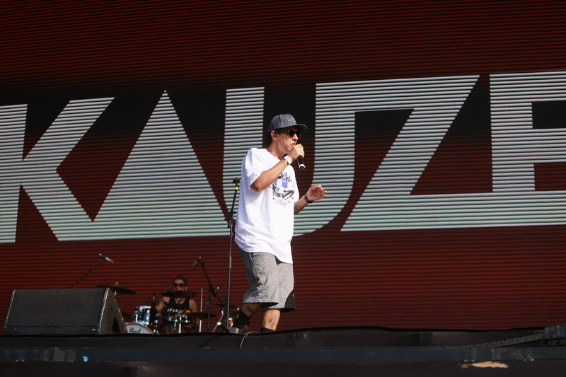 A banda Kauze, de Ubatuba/SP, foi uma das atrações do Palco Aquarela na última edição do festival (Rafael Cautella)