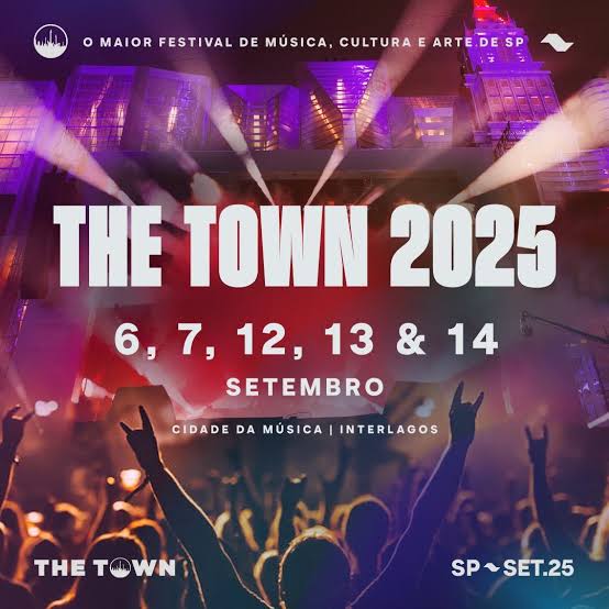 Imagem JPG, The Town 2025: Faltam 100 dias para a segunda edição do maior festival de música, cultura e arte de São Paulo