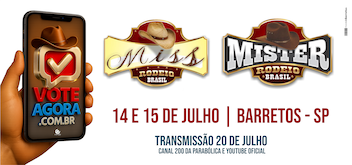 Imagem JPG, Voto popular vai eleger os terceiros colocados do Miss & Mister Rodeio Brasil 2025