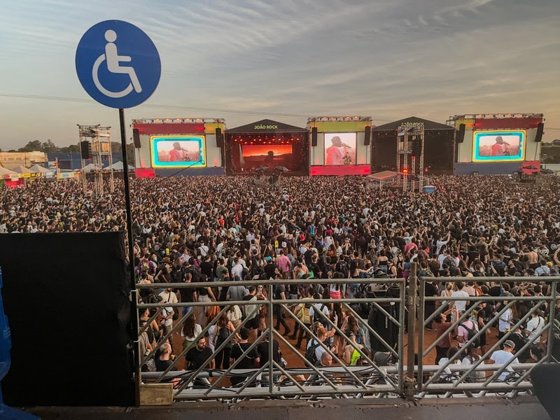 Imagem JPG, João Rock amplia projeto de acessibilidade para pessoas com deficiência (PCDs) e mobilidade reduzida