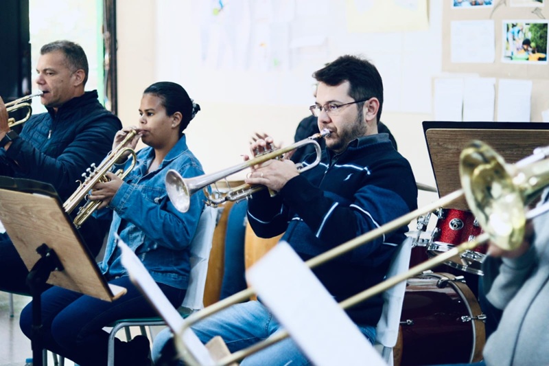 Imagem JPG, Orquestra de Barretos promove concerto didático na Escola Estadual Prof. Aymoré do Brasil
