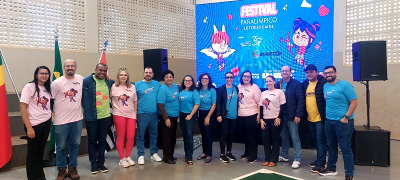 Imagem JPG, Festival Paralímpico Loterias Caixa 2025 reúne cerca de 200 participantes no Centro de Esportes, Lazer e Cultura Dona Racibe Rezek
