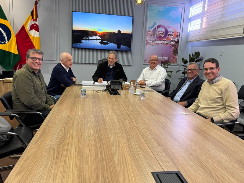 Imagem JPG, Odair se reúne com presidente da Ceagesp e discute transferência de prédio para o município