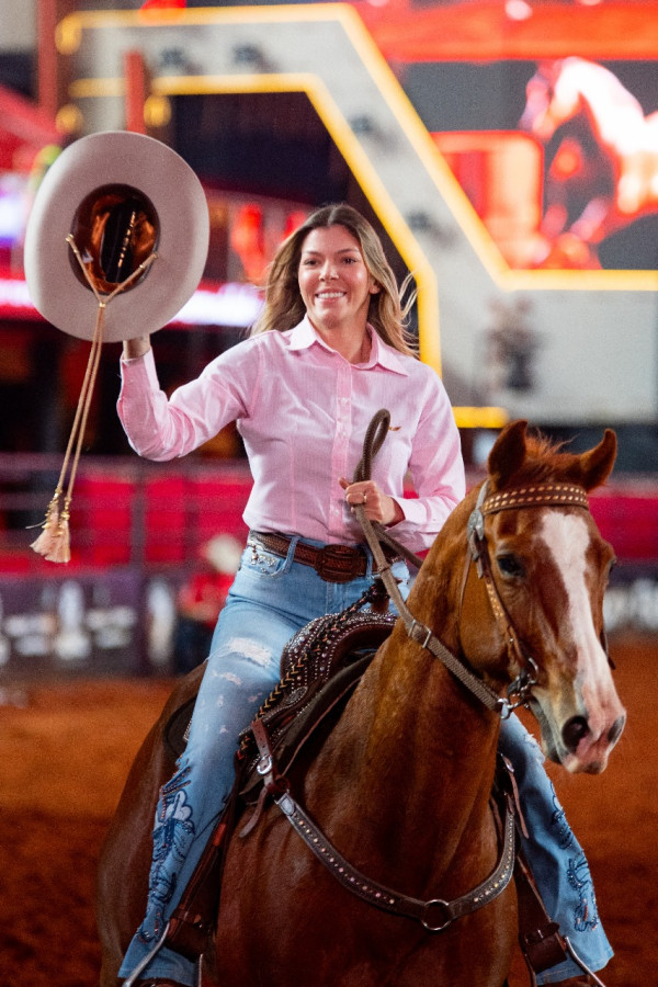 Já entre as amazonas da categoria 2D, a melhor foi Cintia Barbosa Ferreira, de Itapagipe/MG (André Monteiro)