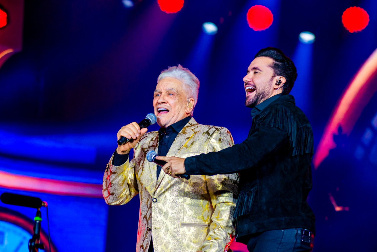 Duplas receberam, no Palco Estádio, Matogrosso & Mathias, que celebram cinco décadas de história (Thais Ministro)